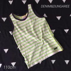 DENIM&DUNGAREE ボーダータンクトップ 110cm