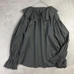 23区／23SS 小さいサイズ32 フォーマル対応◎フリル襟ジョーゼットブラウス trim_ofcrs_itemee3ae350604711e