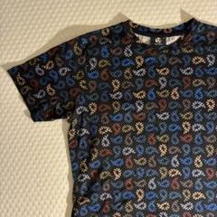 新品未使用タグ付き　日本製【PS Paul Smith】総柄半袖Tシャツ　M Paul Smith - 新作 22SS【極美品】ポール スミス ステッカーズ