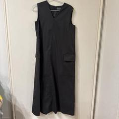 uncrave⭐︎ロングジレワンピース⭐︎ネイビー⭐︎美品 uncrave ロングジレ