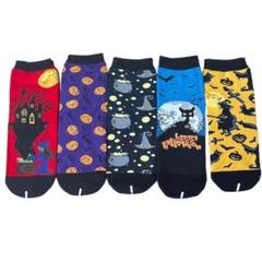 5足セット❣️ハロウィン 靴下 おしゃれ ソックス 16〜20cm 男女兼用
