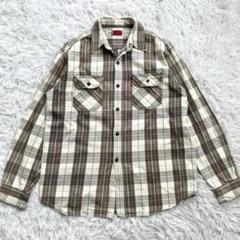 美品 リーバイス レッドタブ 長袖シャツ ネルシャツ チェック柄 37