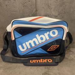 【umbro】アンブロ 水色 ホワイト ショルダー スポーツバック