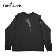 希少 サイズM ストーンアイランド 長袖ロングTシャツ 黒 ジップ