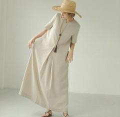 ワンピース TODAYFUL / Halfsleeve Tuck Dress 30%OFF！ハーフスリーブタックドレス Halfsleeve Tuck Dress