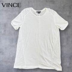 VINCE ビンス 薄手 半袖 Tシャツ クルーネック ピマコットン ホワイト