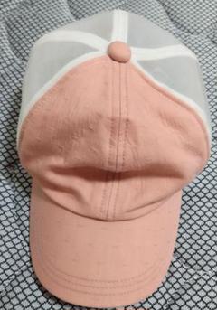 FOインターナショナルピンク メッシュキャップ リボン付き