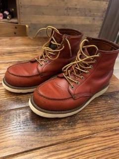 レッドウィング アイリッシュセッター 875 4.5 半円犬タグ 赤茶色 8E 良品 半円犬タグ 96年】レッドウィング 875 アイリッシュ