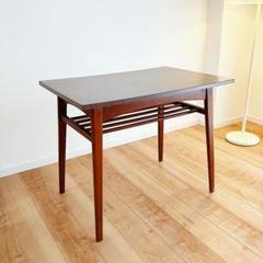 センターテーブル　古家具　昭和レトロ　デスク　作業台　ブロカント　蚤の市　古道具