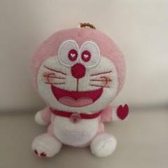 ドラえもん ピンク 桜　さくら　ぬいぐるみキーホルダー