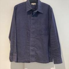 MARGARET HOWELLカバーオール ブルーS コットンワークジャケット