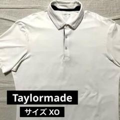 ●テイラーメイド●ゴルフ ポロシャツ XO 白 ワンポイントロゴ ホワイト 半袖