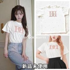 ダーリッチ darich キルティングアップリケビジューTシャツ