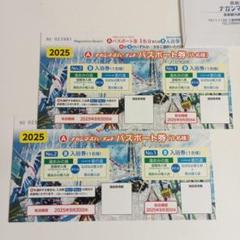 2025年最新】ナガシマスパーランド パスポート券 2枚セットの