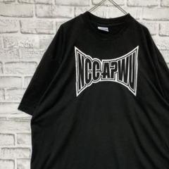 USA製90sヴィンテージTシャツ！シングルステッチ　ブラック半袖古着2XL 9