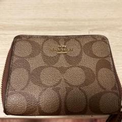 COACH 二つ折り財布 ブラウン