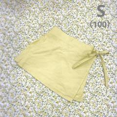 cottonhouse ラップスカート　マスタード　S