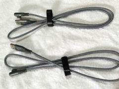 USB Type C ケーブル L字 両端【2M /2本セット】