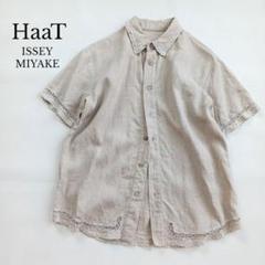 HaaT HeaRTイッセイミヤケ シアーカーディガン　サイズ3 イッセイミヤケ ハートISSEY MIYAKE HaaT シルクシースルー