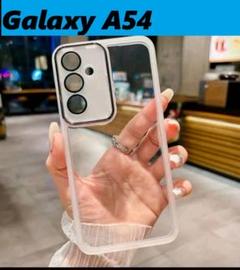 Galaxy A54 レンズ保護フィルム付　透明ケース　Galaxyケース　7のサムネイル