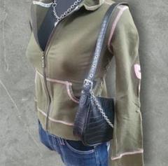 00s archive zip hoodie y2k 平成ギャル グランジ
