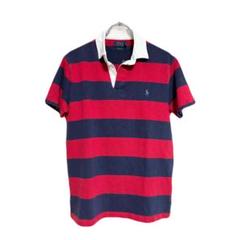 新品未使用 Polo Ralph Lauren M コットンラガーシャツ レッド