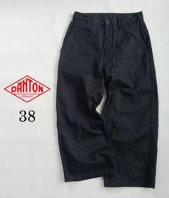 ダントン　ワークパンツ　ベイカーパンツ　ブラック　38　ワイド　DANTON　L