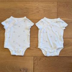 GAP baby 半袖ロンパース　双子