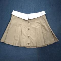 zara プリーツスカート　チノのサムネイル