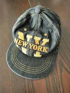 NEW YORK デニムキャップ　FREE SIZE