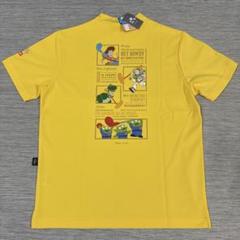 新品　CALLAWAY × Disney PIXAR コラボ半袖モックネックL