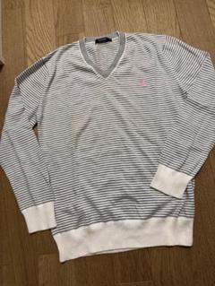 BURBERRY BLACK LABEL Vネックセーター