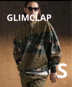 GLIMCLAP トラックジャケット Sサイズ レオパード ボタニカル