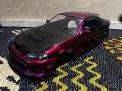 S15　シルビア　完全塗装品　未使用　ボディ　ラジコン　電飾付き　レッドブル S15 シルビア 完全塗装品 未使用 ボディ ラジコン 電飾付き