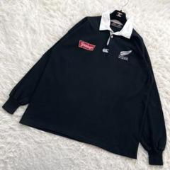 CANTERBURY 90s スタインラガー長袖ポロシャツオールブラックス