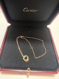 カルティエ トリニティ キーホルダー チャーム　箱付き　美品 Cartier】カルティエ『トリニティ カデナ スリーカラーゴールド