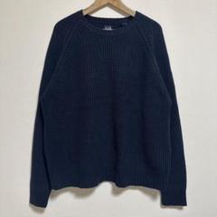 90s 00s old gap コットンニット フィッシャーマン ブラック 黒色 90s OLD GAP Black Watch V-Neck Cotton Knit Vest 紺緑 L