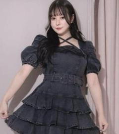 【匿名発送】 pium ティアードフリルミニワンピース ティアードフリルミニワンピース – pium