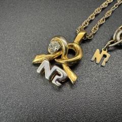 Nina Ricci Vintage Logo Ribbon Necklace★