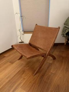 ZARA HOME レザー　1人掛けフォールディングチェア　ソファ ZARA HOME レザー 1人掛けフォールディングチェア ソファ - メルカリ
