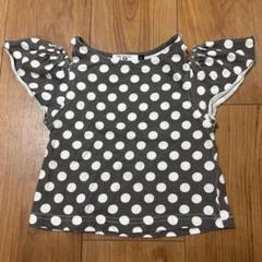 【MARKEY'S】Tシャツ　肩出し　トップス　90 ベビー