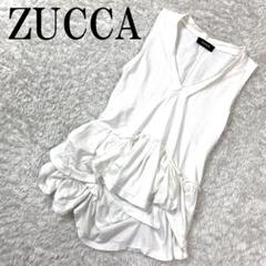 ZUCCA ズッカ ノースリーブカットソー ホワイト M B906