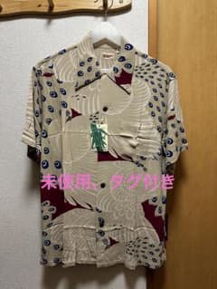 Sun Surf サンサーフ　和柄　孔雀　アロハシャツ　半袖　レーヨン SUN SURF サンサーフ アロハシャツ PEACOCK 孔雀 半袖 レーヨン