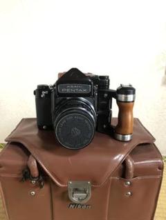 男性に人気! レンズ1:3.5/55 木製グリップ ペンタックス PENTAX67 - フィルムカメラ
