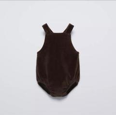 ZARA ベルベットロンパース 9-12m
