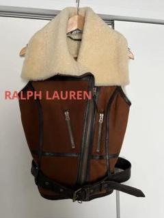 ラルフローレン　ムートンベスト　羊　RALPH LAUREN 羊革 ムートンのサムネイル