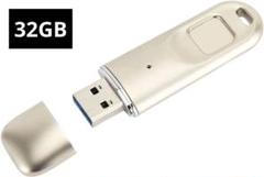 指紋暗号化 ディスク USB3.0 高速正確認識指紋セキュリティ32GB