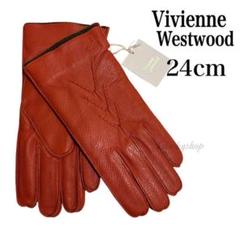 【未使用】ヴィヴィアン 手袋 レザー ニット グローブ オーブ ボーダー 茶 ② 2025年最新】Vivienne Westwood メンズ 手袋の人気アイテム