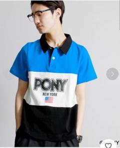 WEGO×PONY 切替ラガーシャツ
