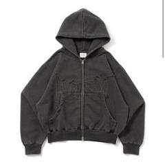 BLESS U ブレスユージップパーカー ブラック Sサイズ BLESS U / ブレスユー 黒 ジップパーカー